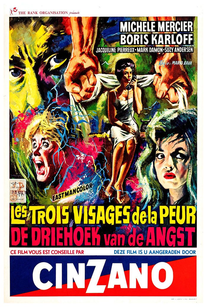I tre volti della paura 1963 - Belgium - v1 - Classic Movie Poster