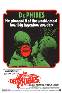 The Abominable Dr. Phibes 1971 - United Kingdom - v1 - Classic Movie Poster