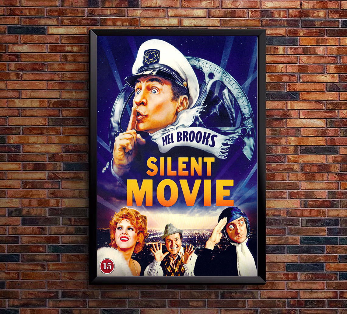 Silent Movie 1976 - Paul Newman - Denmark - Classic Movie Poster
