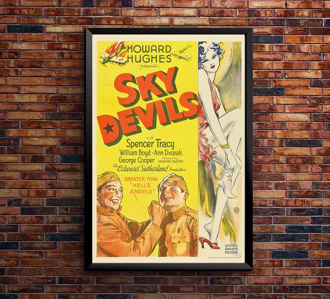 Sky Devils 1932 - US - v2 - Classic Movie Poster