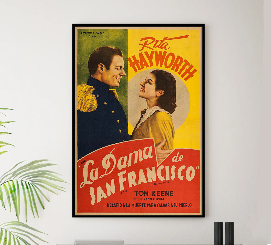 Rebellion 1936 - Rita Hayworth - Argentina - Classic Movie Poster