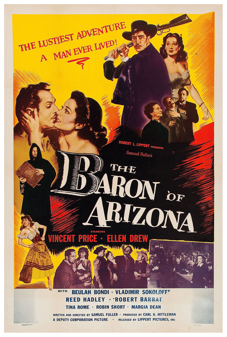 The Baron of Arizona 1950 - US - v1 - Classic Movie Poster