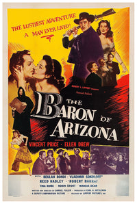 The Baron of Arizona 1950 - US - v1 - Classic Movie Poster