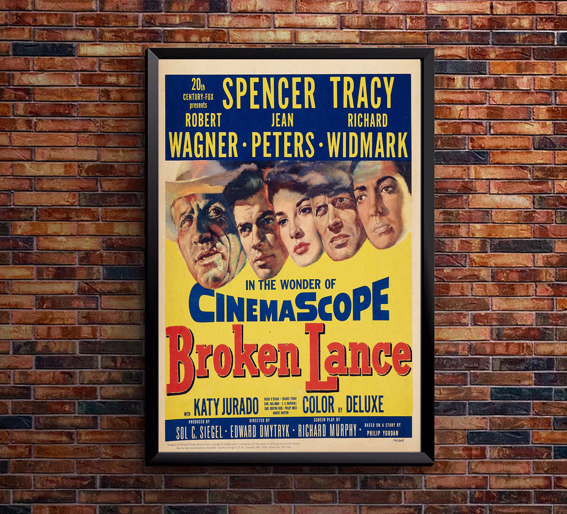 Broken Lance 1954 - US - v2 - Classic Movie Poster