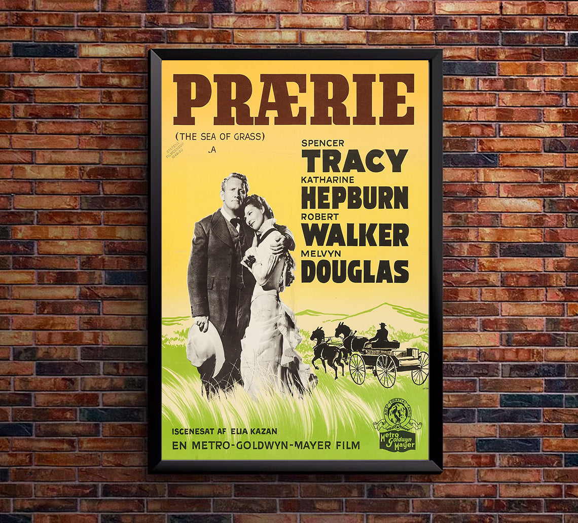The Sea of Grass 1947 - Denmark - v1 - Classic Movie Poster
