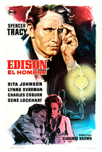 Edison, the Man 1940 - Spain - v1 - Classic Movie Poster