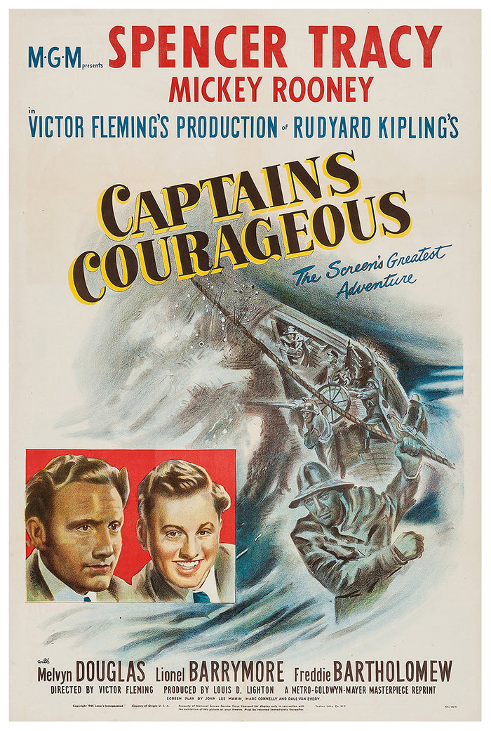 Captains Courageous 1937 - US - v5 - Classic Movie Poster
