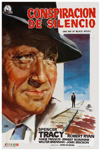 Bad Day at Black Rock 1955 - Spain - v1 - Classic Movie Poster