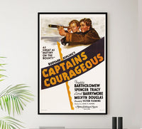 Captains Courageous 1937 - United Kingdom - v1 - Classic Movie Poster