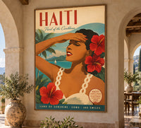 Haiti - Come to Haiti - Vintage Tourism Travel Poster