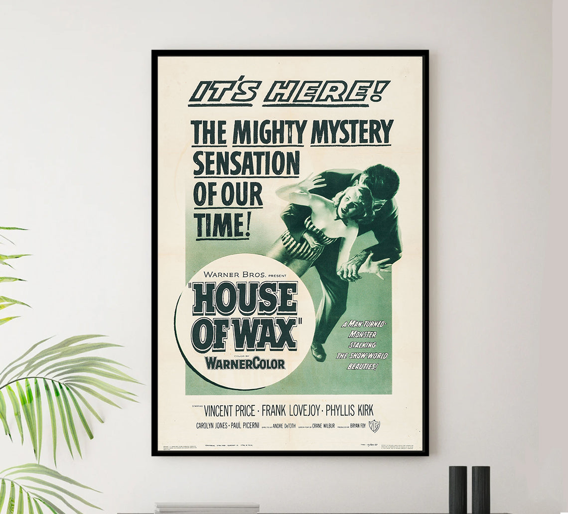 House of Wax 1953 - US - v2 - Classic Movie Poster