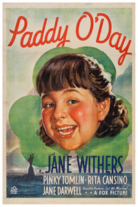 Paddy O'Day 1936 - Rita Hayworth - US - Classic Movie Poster