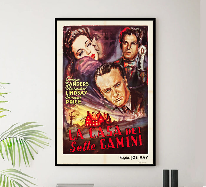 The House of the Seven Gables 1940 - Italy - v1 - Classic Movie Poster