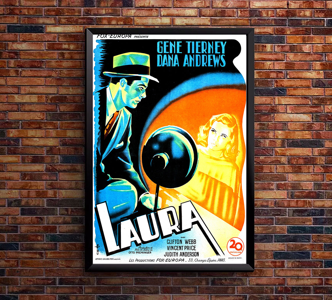 Laura 1944 - France - v1 - Classic Movie Poster