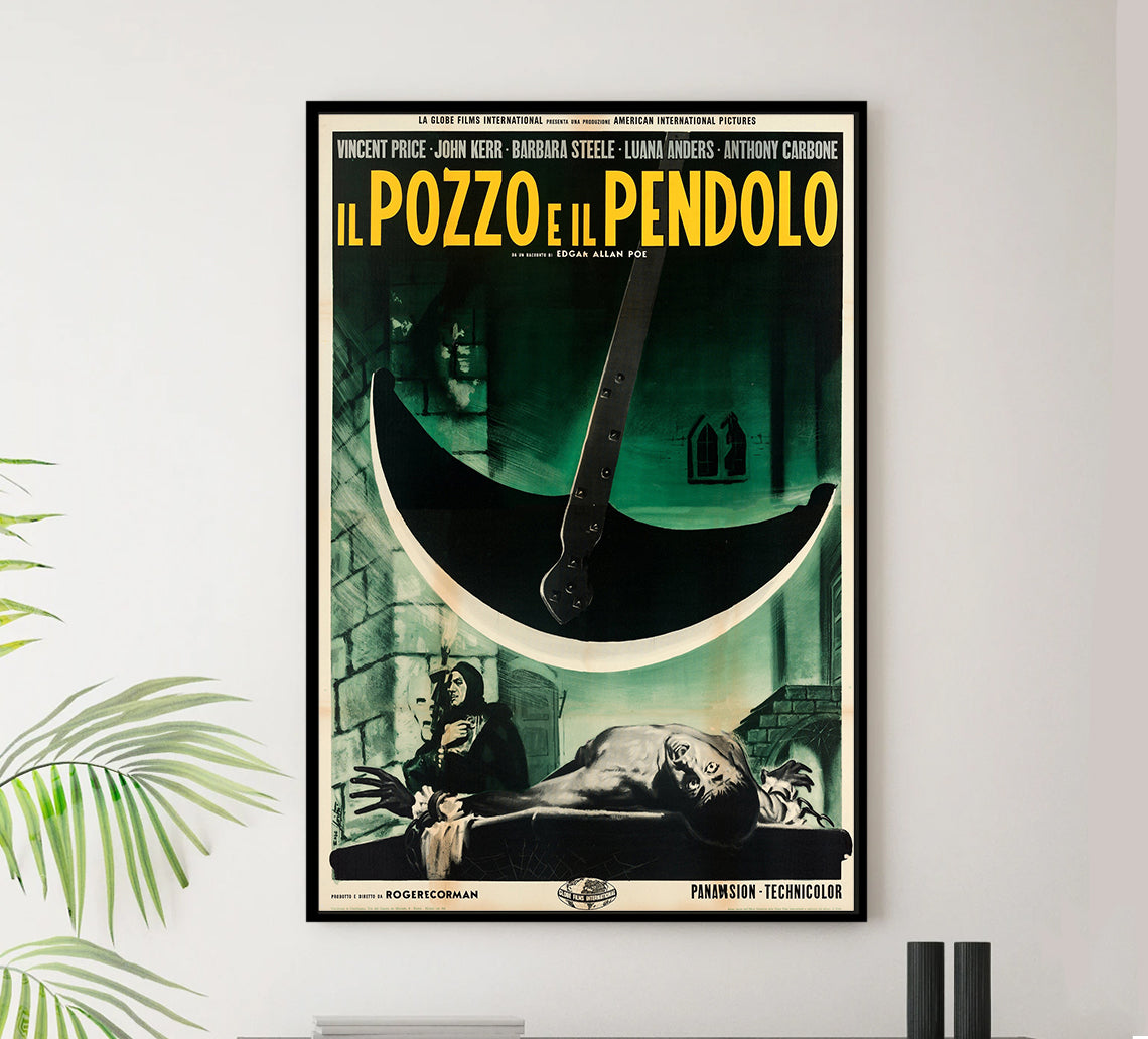 Pit and the Pendulum 1961 - Italy - v3 - Classic Movie Poster