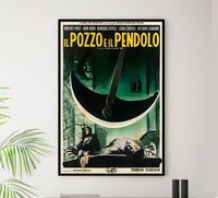 Pit and the Pendulum 1961 - Italy - v3 - Classic Movie Poster