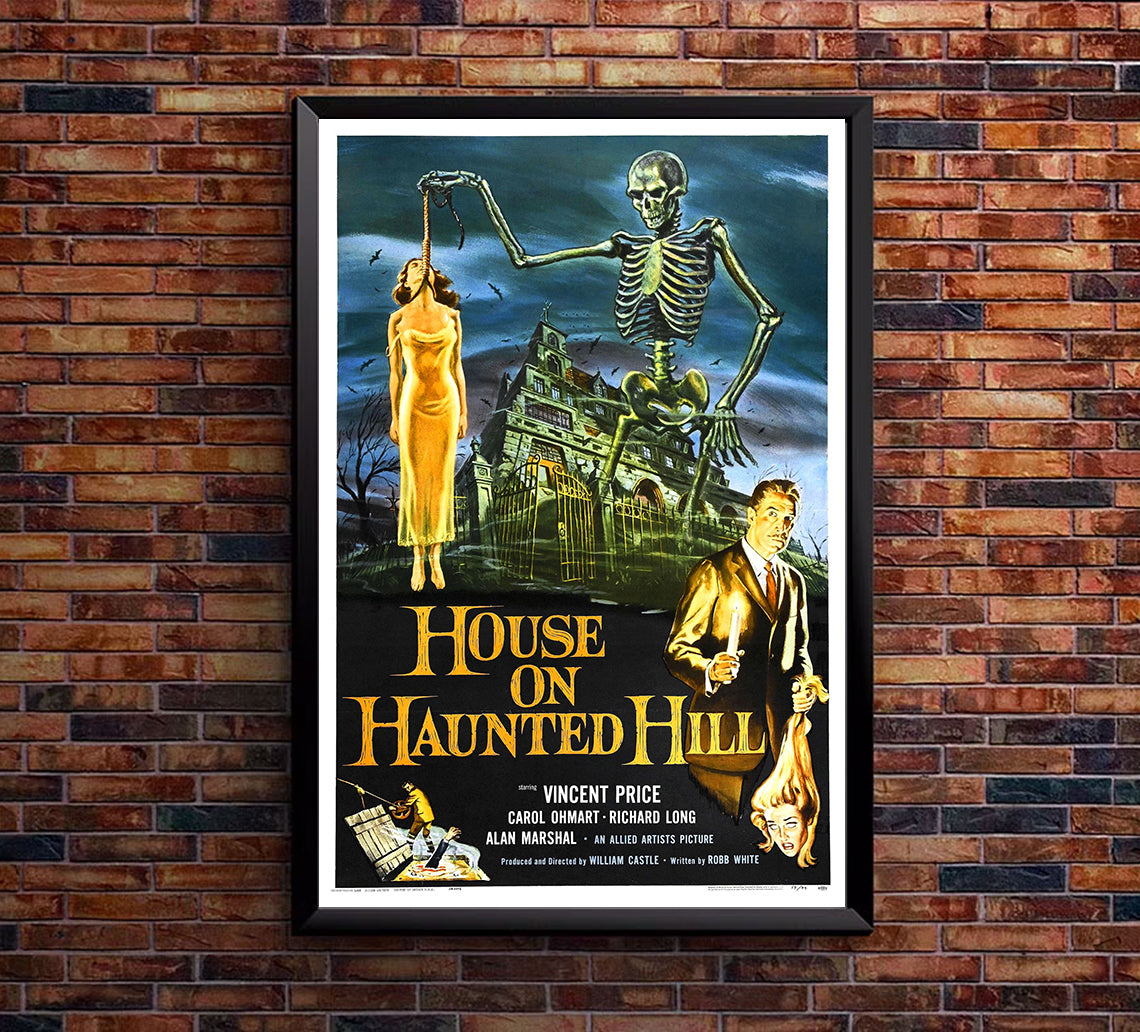 House on Haunted Hill 1959 - US - v1 - Classic Movie Poster
