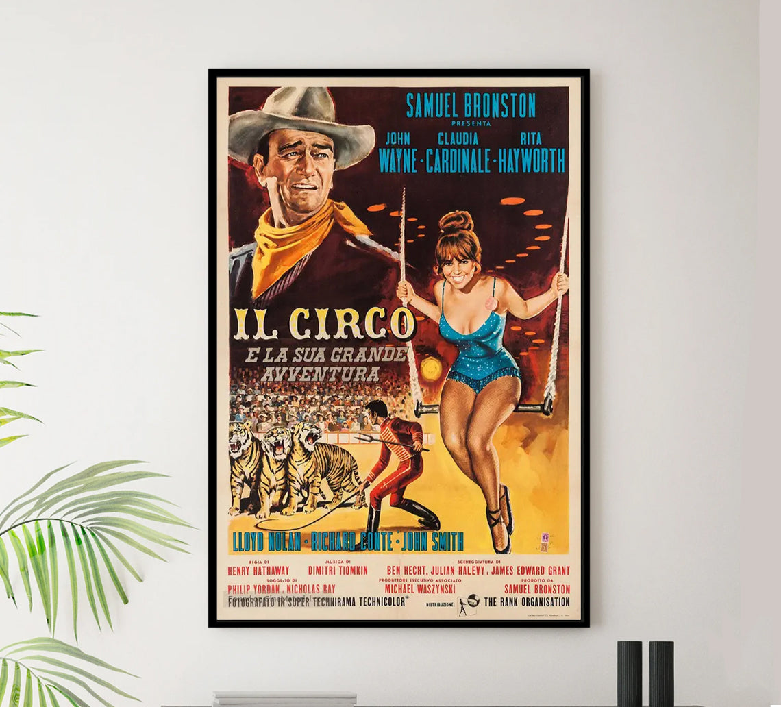 Circus World 1964 - Rita Hayworth - Italy - Classic Movie Poster