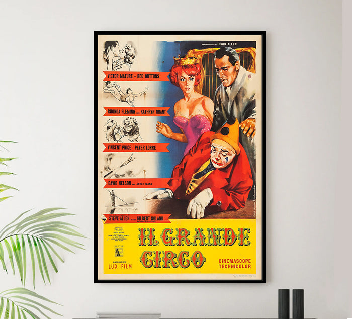 The Big Circus 1959 - Italy - v1 - Classic Movie Poster