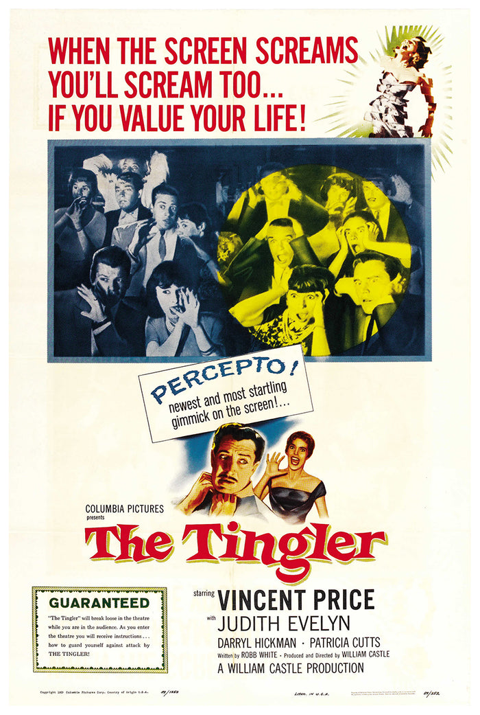 The Tingler 1959 - US - v1 - Classic Movie Poster