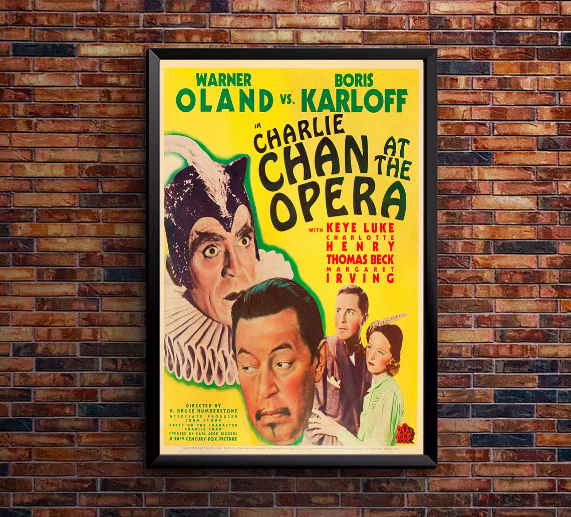 Charlie Chan at the Opera 1936 - US - v3 - Classic Movie Poster