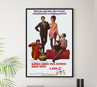 Lady L 1965 - Paul Newman - US (2) - Classic Movie Poster