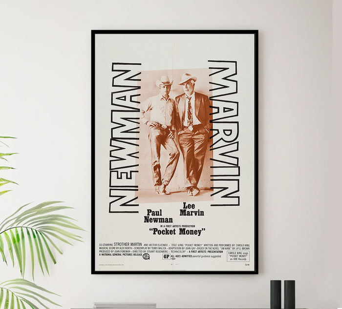 Pocket Money 1972 - Paul Newman - US - Classic Movie Poster