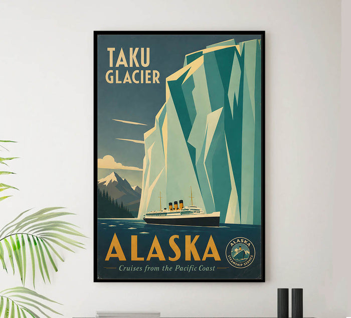 Alaska - Tourism - v1 - Vintage Travel Poster