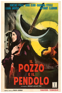 Pit and the Pendulum 1961 - Italy - v1 - Classic Movie Poster