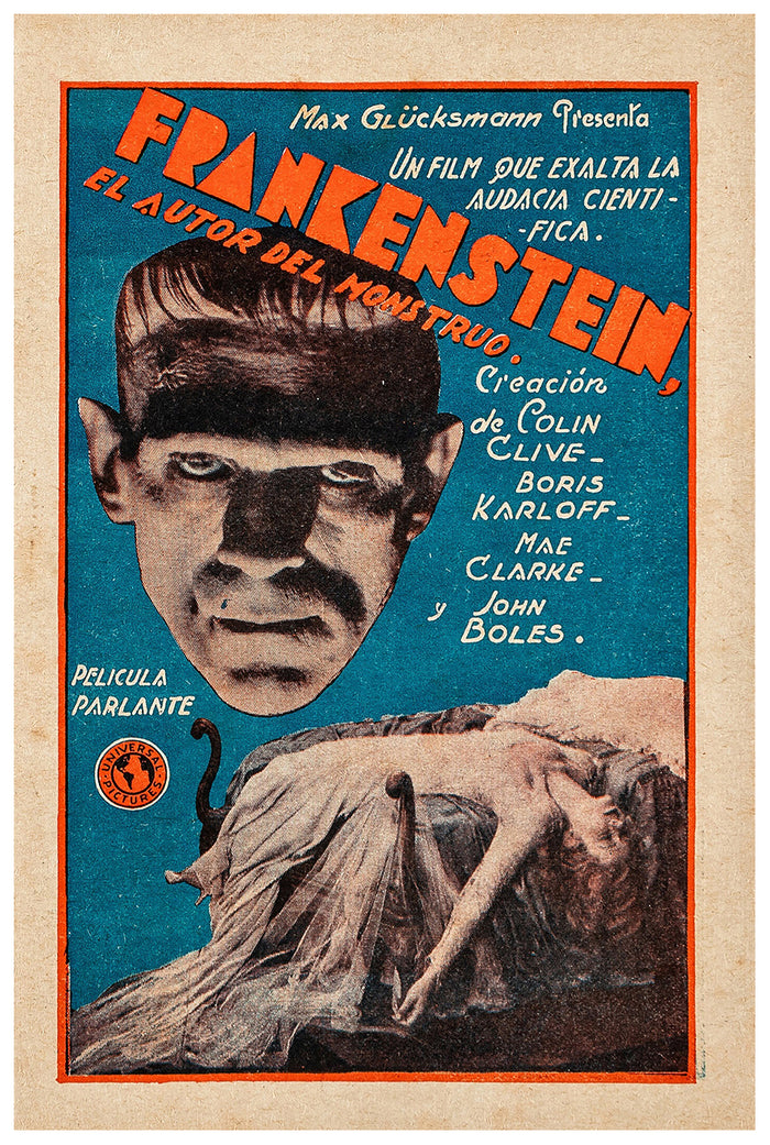 Frankenstein 1931 - Uruguay - v1 - Classic Movie Poster