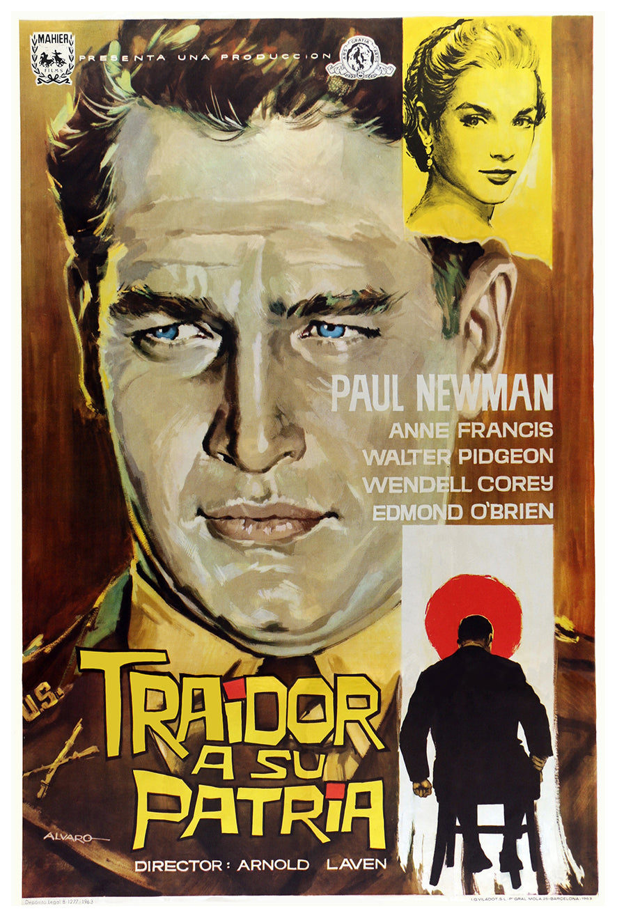 The Rack 1956 - Paul Newman - Spain - Classic Movie Poster