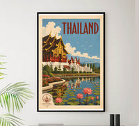 Thailand - Tourism - v1 - Vintage Travel Poster