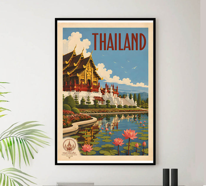 Thailand - Tourism - v1 - Vintage Travel Poster