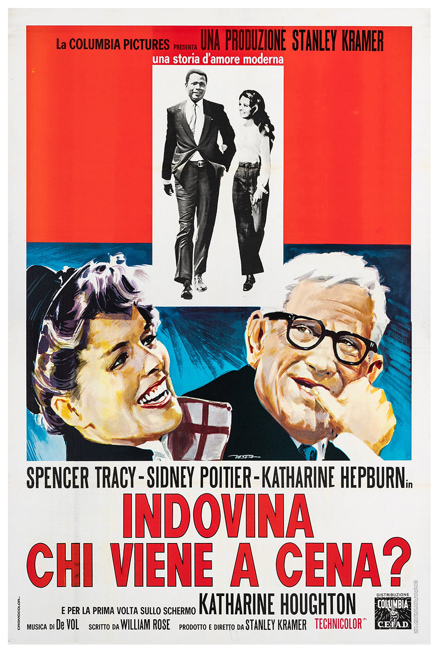 Guess Who's Coming to Dinner 1967 - Italy - v1 - Classic Movie Poster