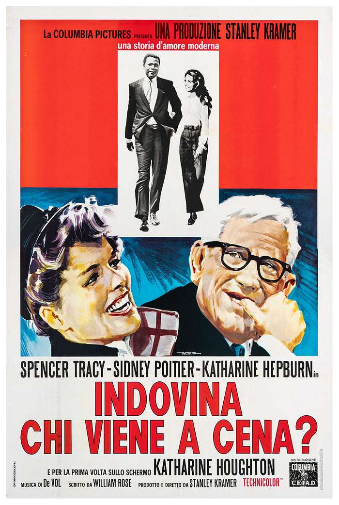 Guess Who's Coming to Dinner 1967 - Italy - v1 - Classic Movie Poster