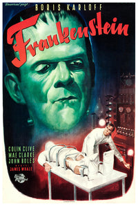 Frankenstein 1931 - Germany - v1 - Classic Movie Poster