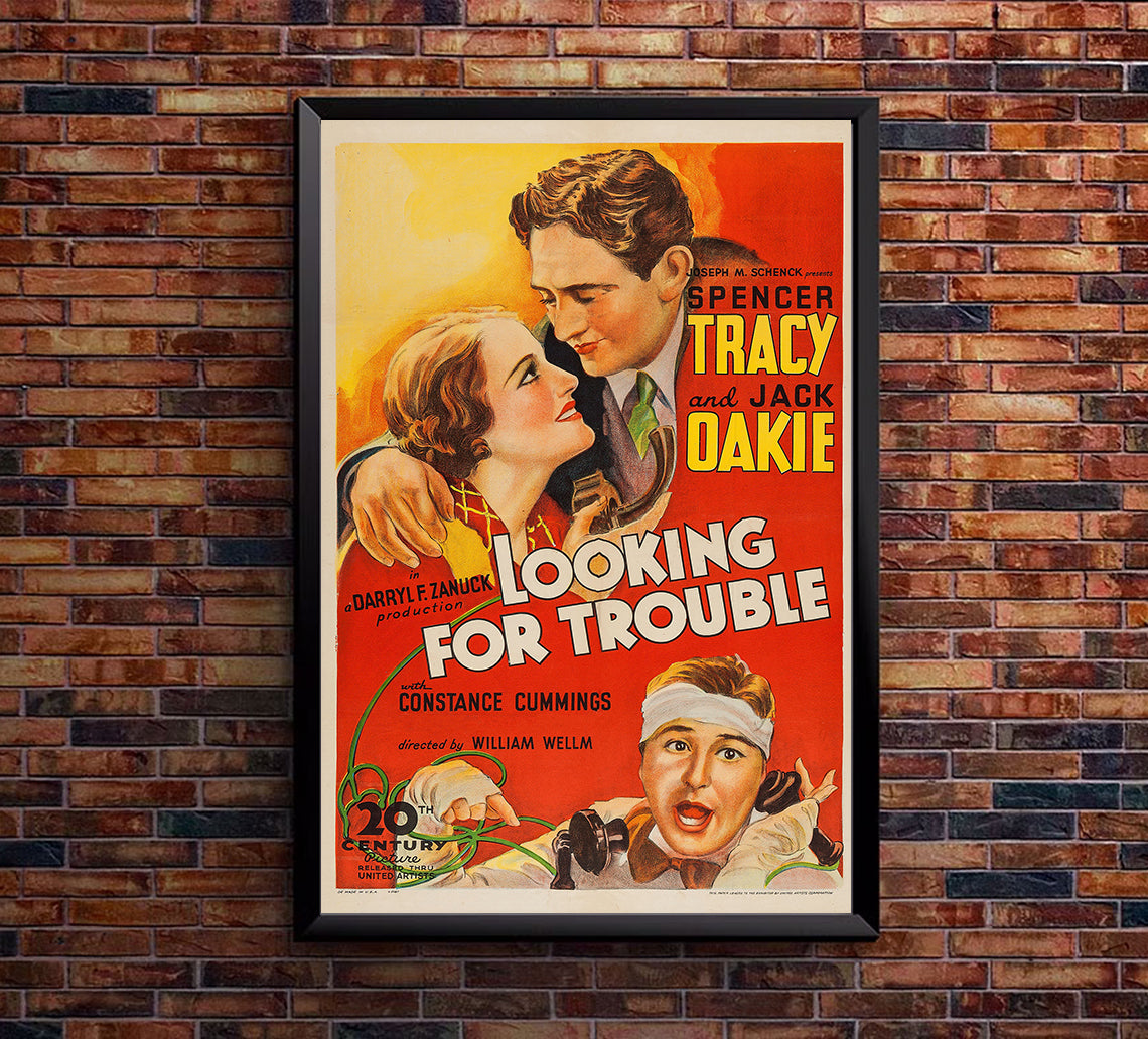 Looking for Trouble 1934 - US - v1 - Classic Movie Poster