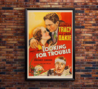Looking for Trouble 1934 - US - v1 - Classic Movie Poster