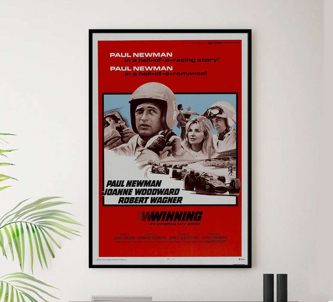 Winning 1969 - Paul Newman - US - Classic Movie Poster
