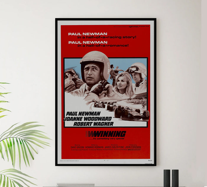 Winning 1969 - Paul Newman - US - Classic Movie Poster