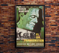 Frankenstein 1931 - Spain - v3 - Classic Movie Poster