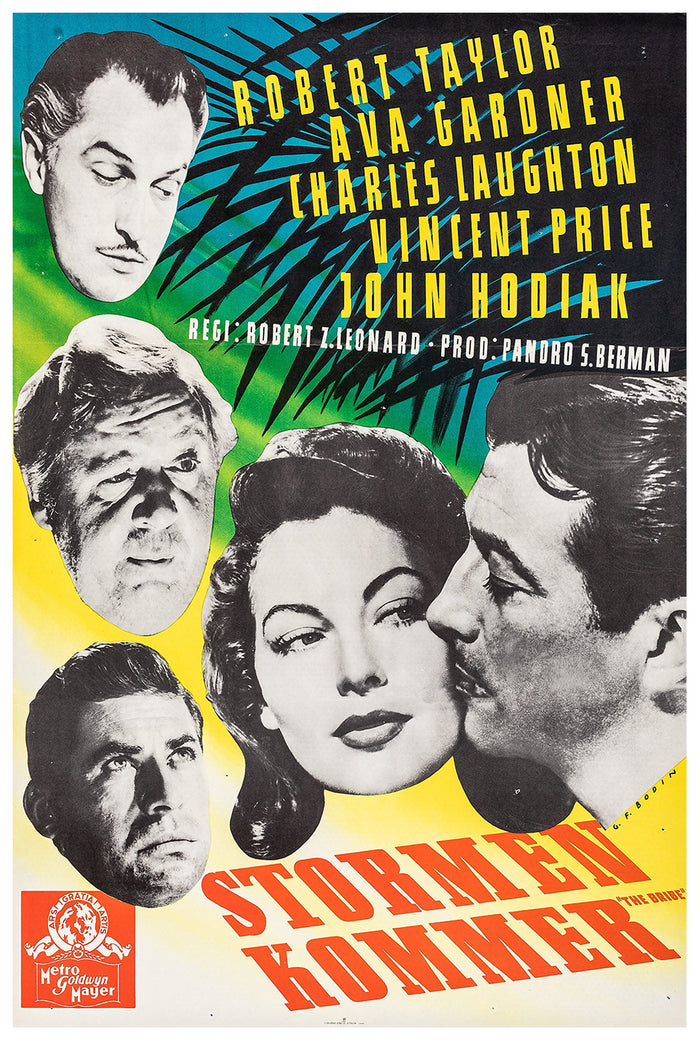 The Bribe 1949 - Sweden - v1 - Classic Movie Poster