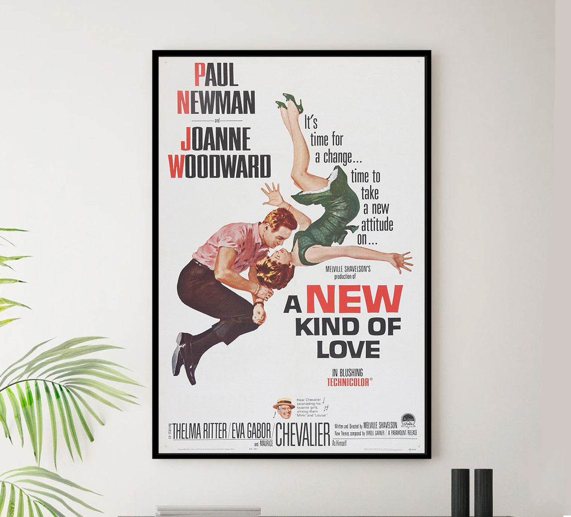 A New Kind of Love 1963 - Paul Newman - US - Classic Movie Poster
