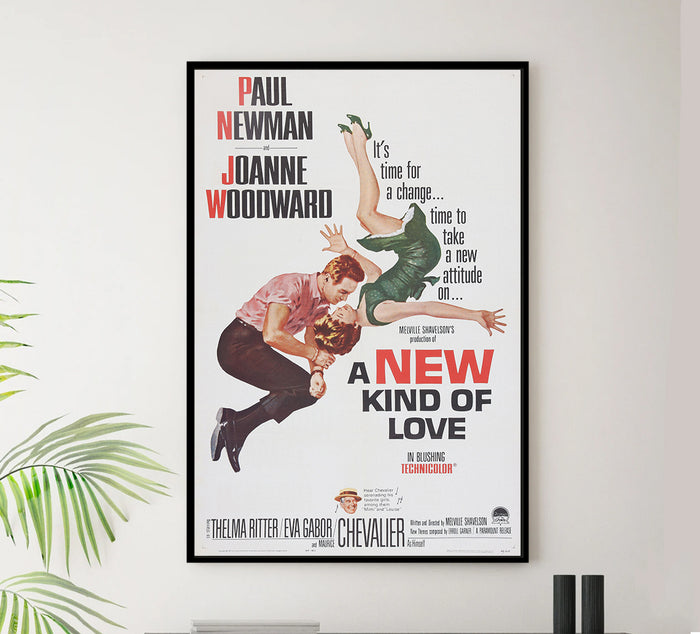 A New Kind of Love 1963 - Paul Newman - US - Classic Movie Poster