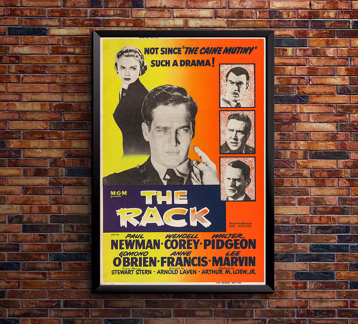 The Rack 1956 - Paul Newman - US (2) - Classic Movie Poster
