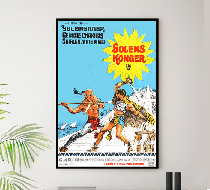 Kings of the Sun 1963 - Denmark - v1 - Classsic Movie Poster