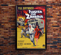 Escape from Zahrain 1962 - Denmark - v1 - Classsic Movie Poster