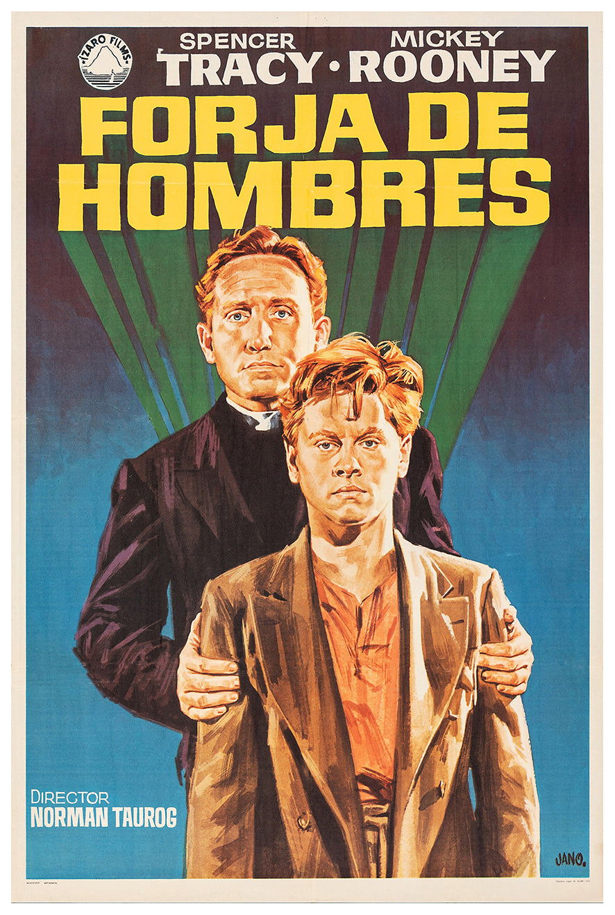Boys Town 1938 - Spain - v1 - Classic Movie Poster