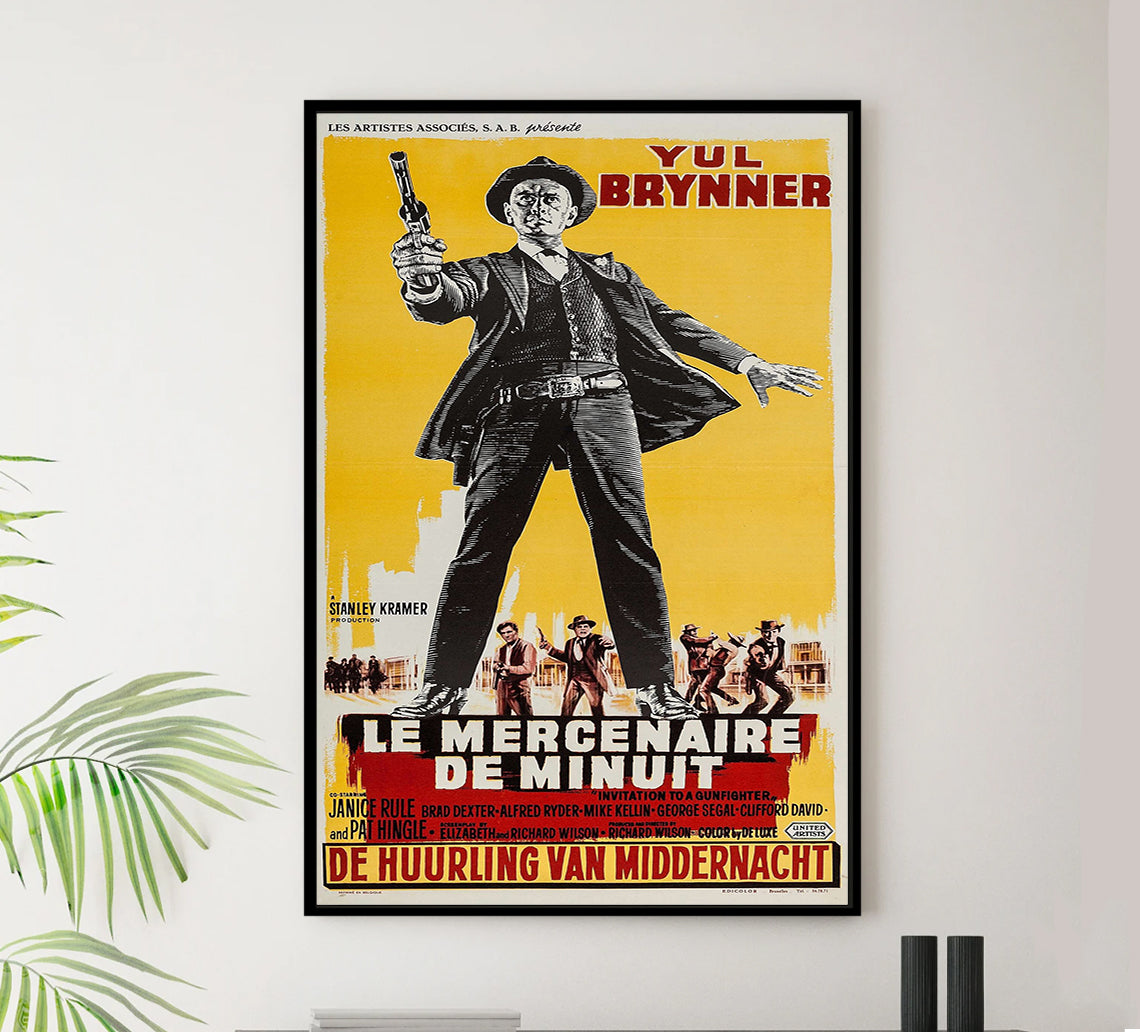 Invitation to a Gunfighter 1964 - Belgium - v1 - Classsic Movie Poster