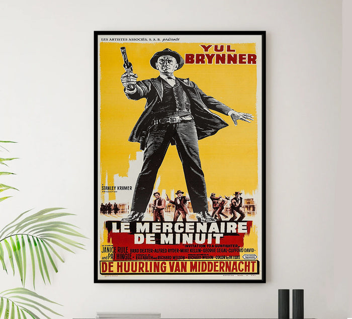 Invitation to a Gunfighter 1964 - Belgium - v1 - Classsic Movie Poster